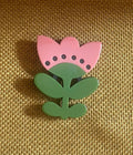 Broche en résine fleur